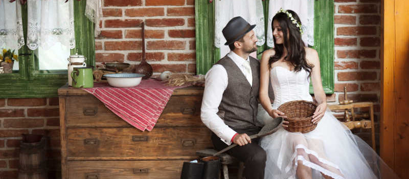 Beautiful bride and their country style wedding Beautiful bride and their country style wedding